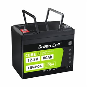 Bateria de Lítio LiFePO4 80A 12.8V GREEN CELL