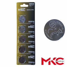 Pilha Lítio Botão CR2016 3V 5x Blister MKC