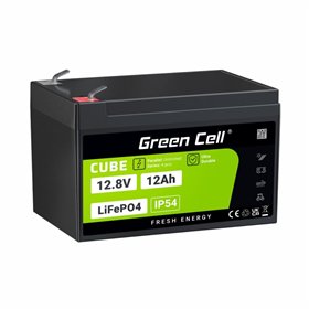 Bateria de Líto LiFePO4 12A 12.8V GREEN CELL