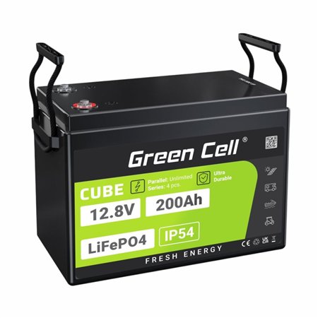 Bateria de Lítio LiFePO4 200A 12.8V GREEN CELL