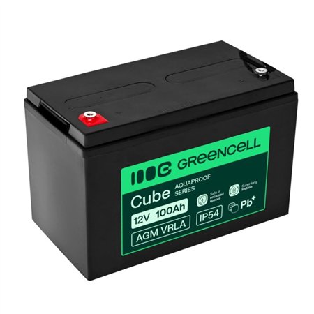 Bateria Chumbo Gel AGM VRLA 12V 100A GREEN CELL