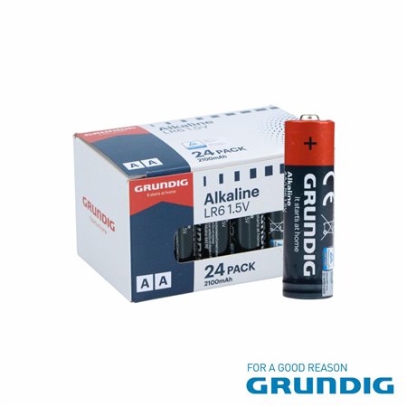 Pilha Alcalina LR6/AA 1.5V 24x GRUNDIG