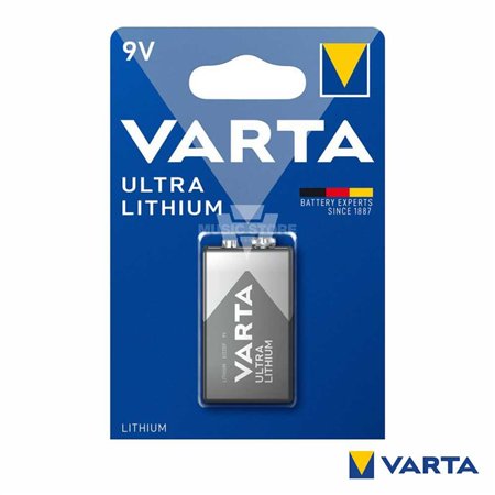 Pilha Lítio 9V/6LR61 6122 Ultra VARTA
