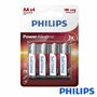 Pilha Alcalina LR6/AA 1,5V 4x Power Life PHILIPS