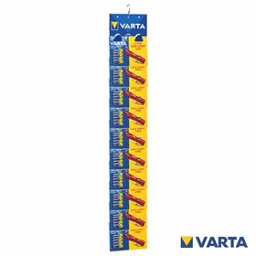 Expositor 10x Pack Pilha Alcalina LongLife Power 4xAA+4xAAA