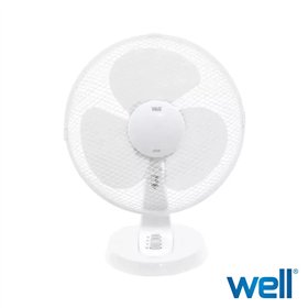 Ventoinha De Mesa Ø30cm 40W Branco WELL