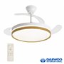Ventoinha De Teto 30W 106cm C/ Iluminação LED 36W C/ Comando
