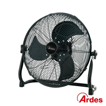 Ventoinha De Chão Ø45cm Metálica 100W Preto ARDES