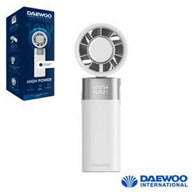 Ventoinha Portátil 10W USB-C Recarregável DAEWOO
