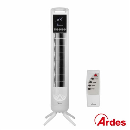 Ventoinha Torre 45W C/ Comando Branco ARDES