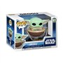 Funko Pop! Star Wars Rides Deluxe The Mandalorian With Grogu In Imperial Remnant At-Rt