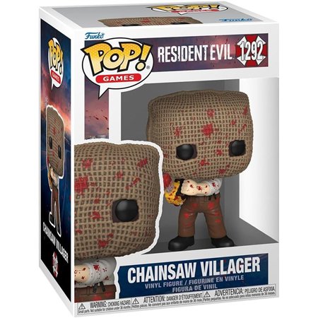 Funko Pop! Games Resident Evil Chainsaw Villager Bloody
