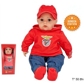 Bebe SL Benfica 50cms c/Som (Boné)