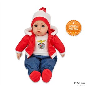Bebe SL Benfica 50cms c/som (Gorro)