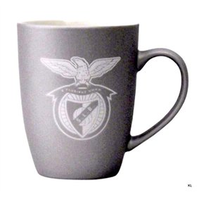 Caneca Veludo Prateada Benfica
