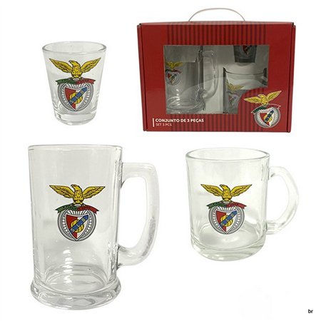 Conj. Shot + 2 Canecas SL Benfica
