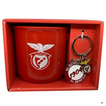 Conjunto Caneca +Porta Chave SL Benfica