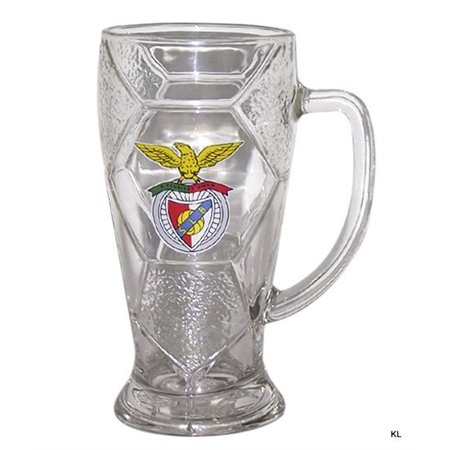 Caneca de Vidro 600ml SL Benfica