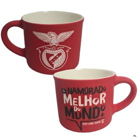 Chávena Café SL Benfica Veludo  Namorado