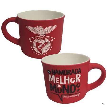 Chávena Café SL Benfica Veludo  Namorada