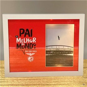 Moldura Dia do Pai c/Luz SL Benfica