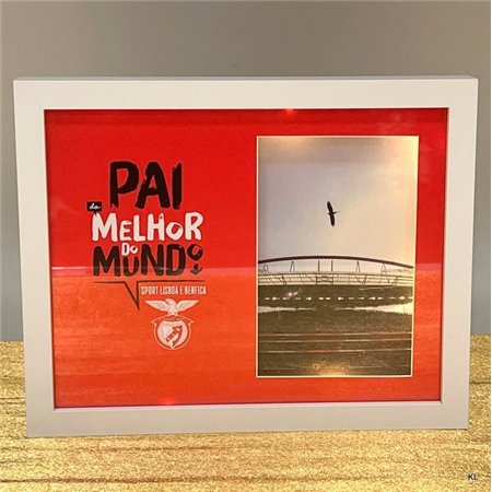 Moldura Dia do Pai c/Luz SL Benfica