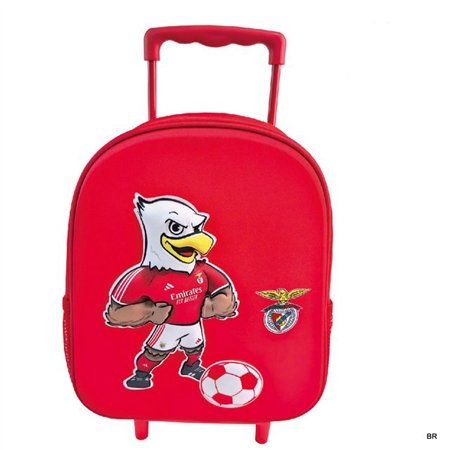 Mochila SL Benfica 3D  c/Rodas 31cms (Pre Escolar)