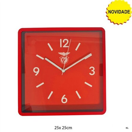Relógio de Parede SL Benfica 25x25cms