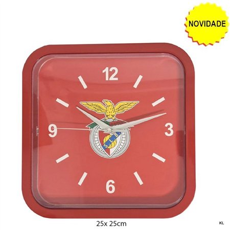 Relógio de Parede SL Benfica 25x25cms