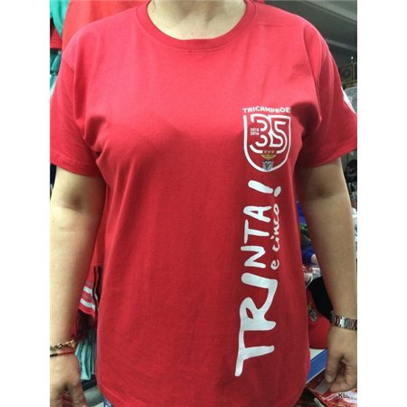 T-Shirt BENFICA TRICAMPEÃO (M e XL)