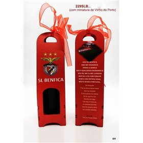 Conj. com Miniatura do Vinho do Porto SLBenfica