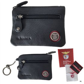 Carteira Porta Moeda SL Benfica Pele