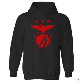 Sweat c/ Capuz Preto SL Benfica