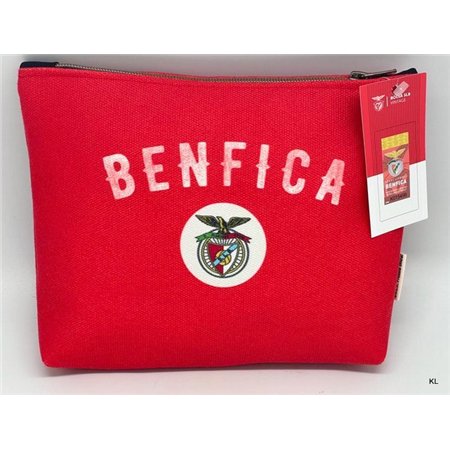 Bolsa Necesser em Lona 22x18cms SL Benfica