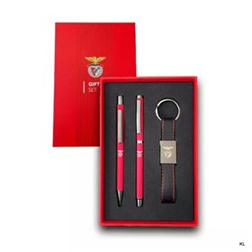Conjunto SL Benfica Porta chave+ Conj. Esferograficas