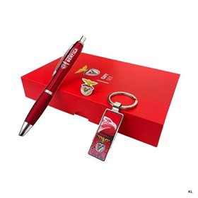 Conjunto SL Benfica Esf.+Porta chave +Pin