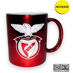 Caneca SL Benfica cor metálica