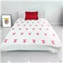 Conjunto Benfica Lençol+1 Fronha Solteiro 100% Poliéster