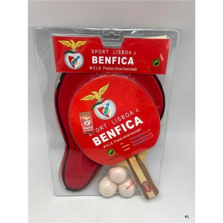 Conjunto Raquete Ping Pong c/Bolsa SL Benfica