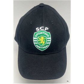 Bone Adulto Preto Sporting CP