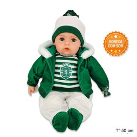 Bebe Sporting CP 50cms c/som (Gorro)