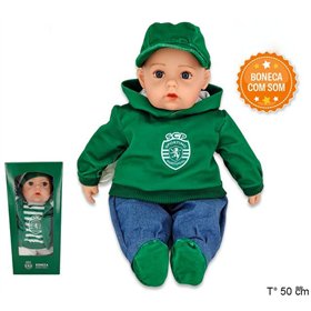 Bebe Sporting CP 50cms c/Som (Boné)