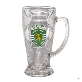 Caneca de Vidro 360ML Sporting CP