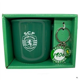 Conjunto Caneca +Porta Chave Sporting CP