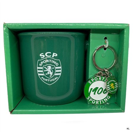 Conjunto Caneca +Porta Chave Sporting CP