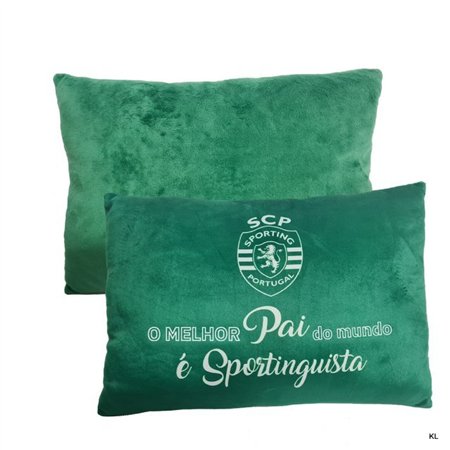 Almofada Sporting CP Dia do Pai 35x25cms