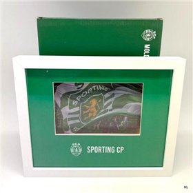 Moldura Sporting CP com LED 10x15cms