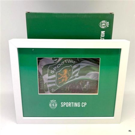 Moldura Sporting CP com LED 10x15cms