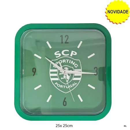 Relógio de Parede Sporting CP 25x25cms