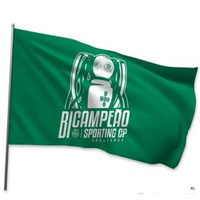 Bandeira Sporting BiCampeão 90x150cms
